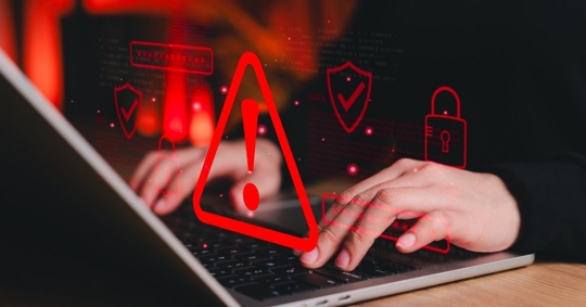 person using their computer