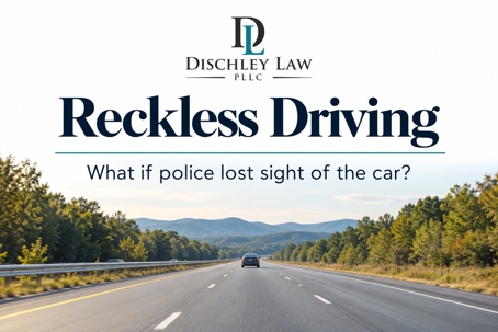 Dischley Law reckless driving guide: a car on a Virginia highway